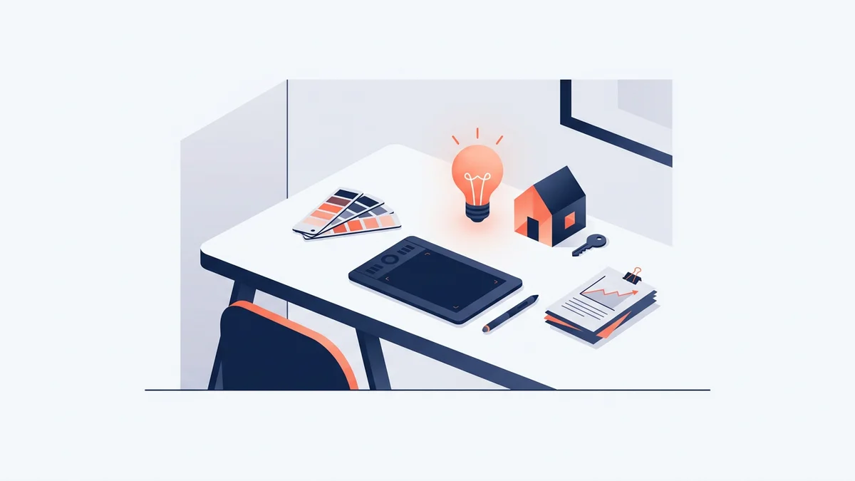 Illustratie hypotheek voor een ZZP'er in de creatieve sector